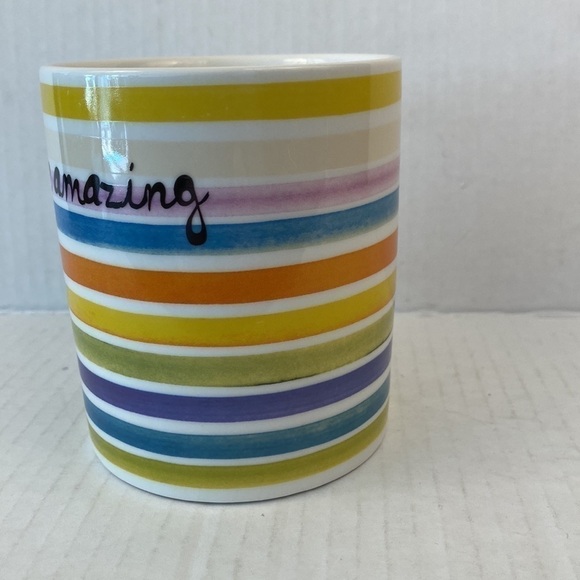 Indigo mug Be amazing mug cup rainbow coffee tea cocoa large drinks 14 o… - Picture 3 of 6